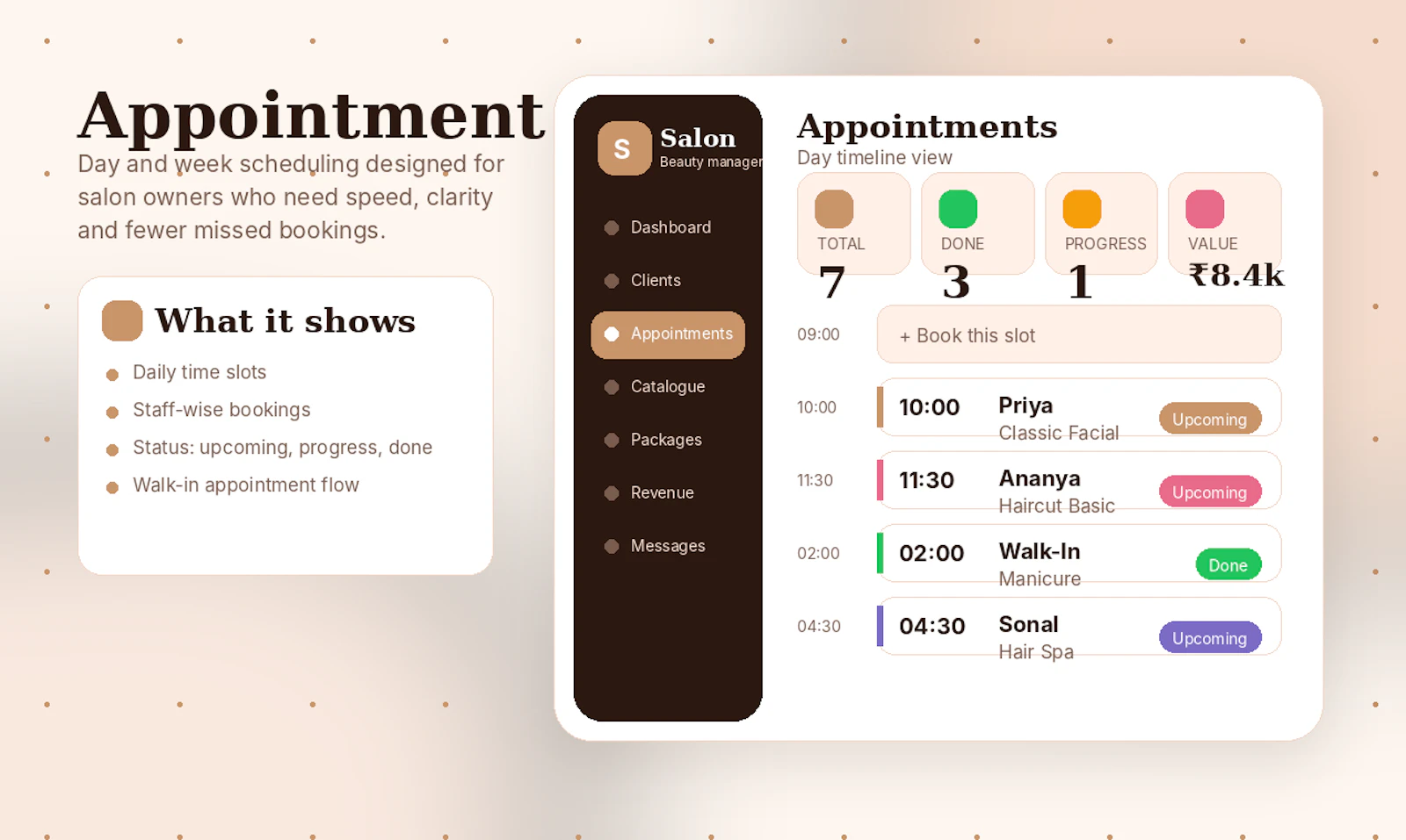 Salon Pro  screenshot 2