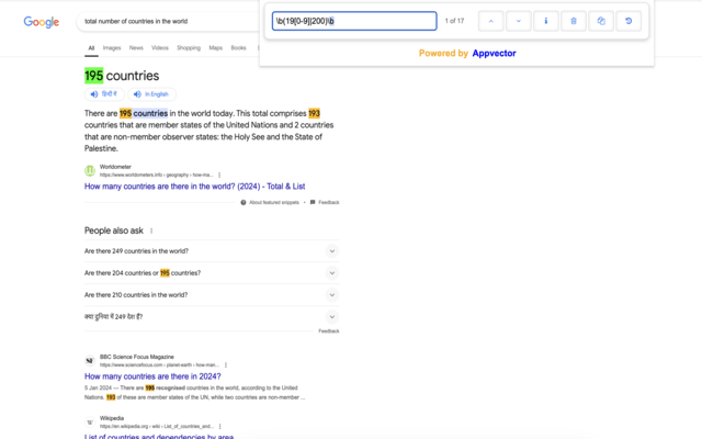 Regex Search on Chrome media 1