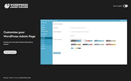 WordPress Admin Colors Generator media 1