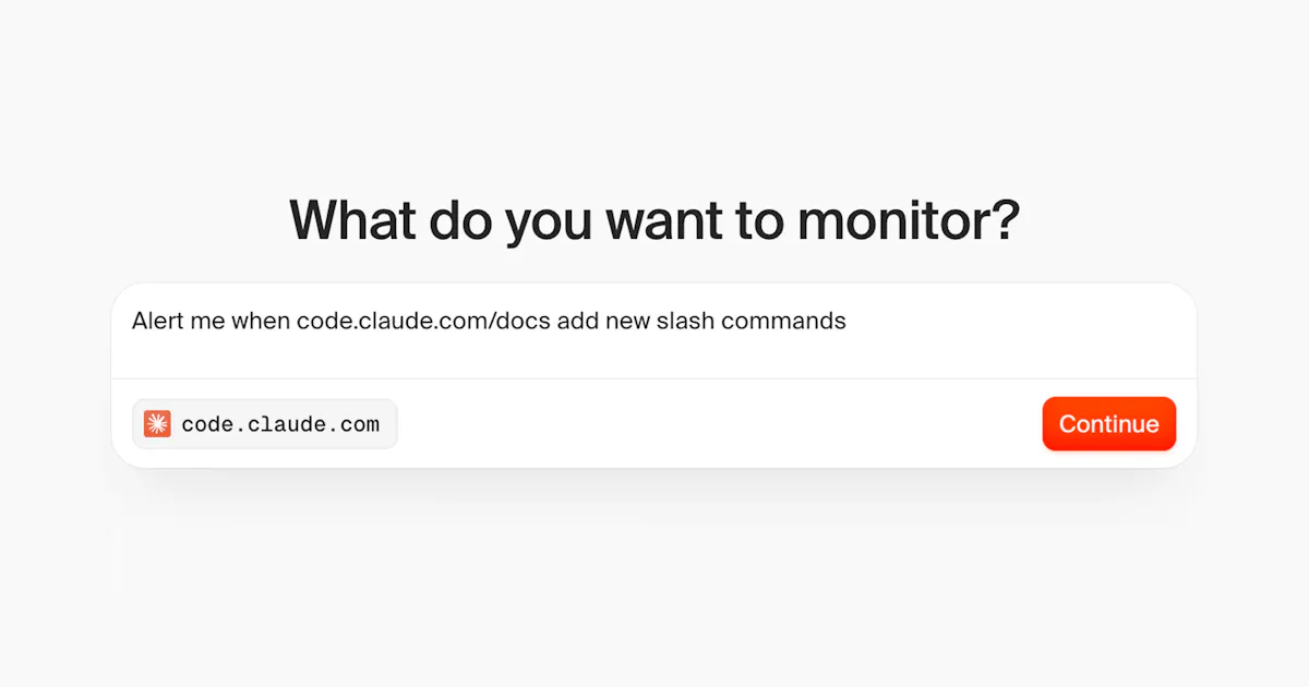 /monitor by Firecrawl