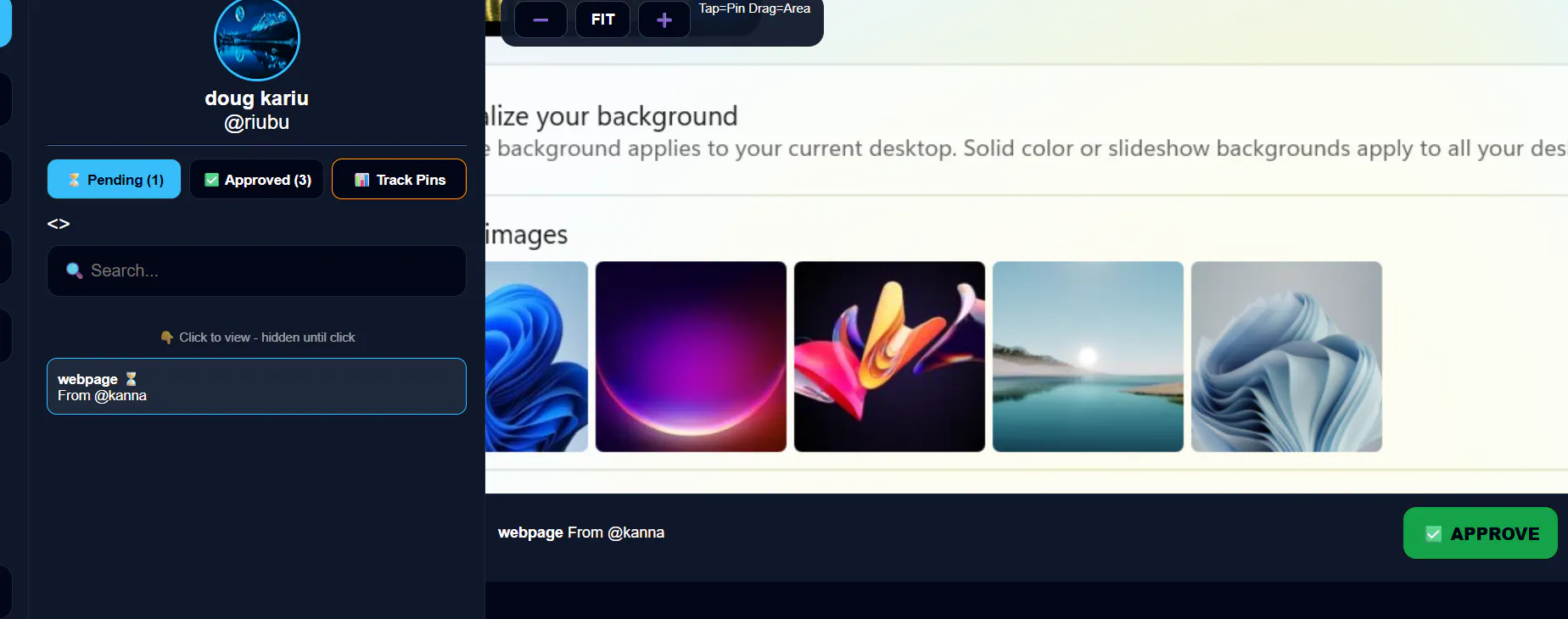 PinProof App gallery image