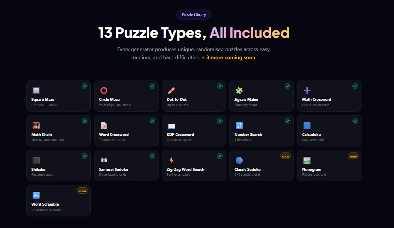 Puzzle Book Generator for Etsy & KDP screenshot 3
