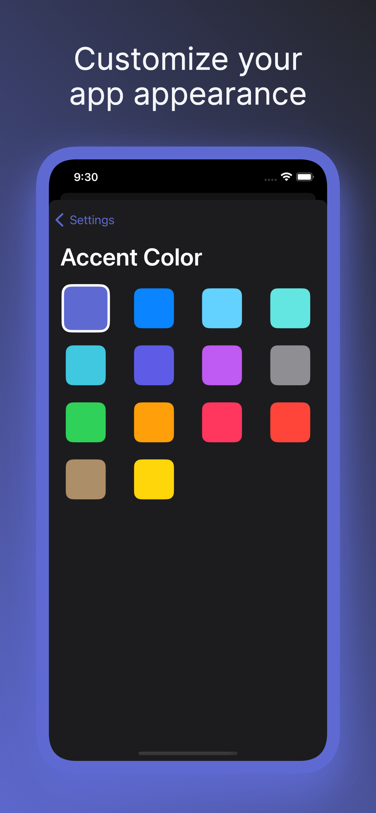 Cambiamenti per lineari - Un'app iOS per lineare media 5