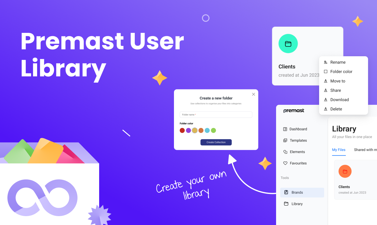 startuptile User Library by Premast-Cloud storage for your presentations