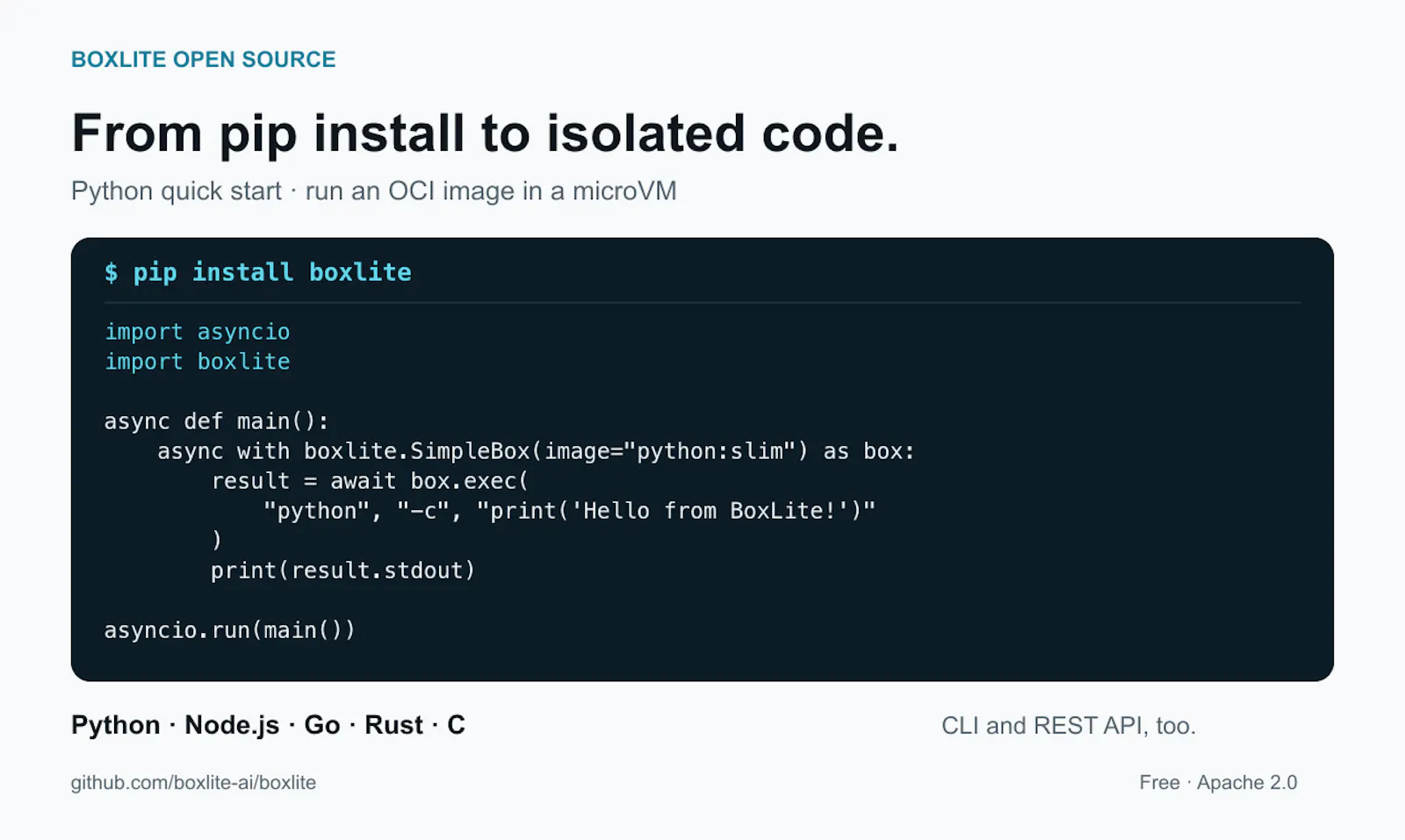 BoxLite Open Source screenshot 3