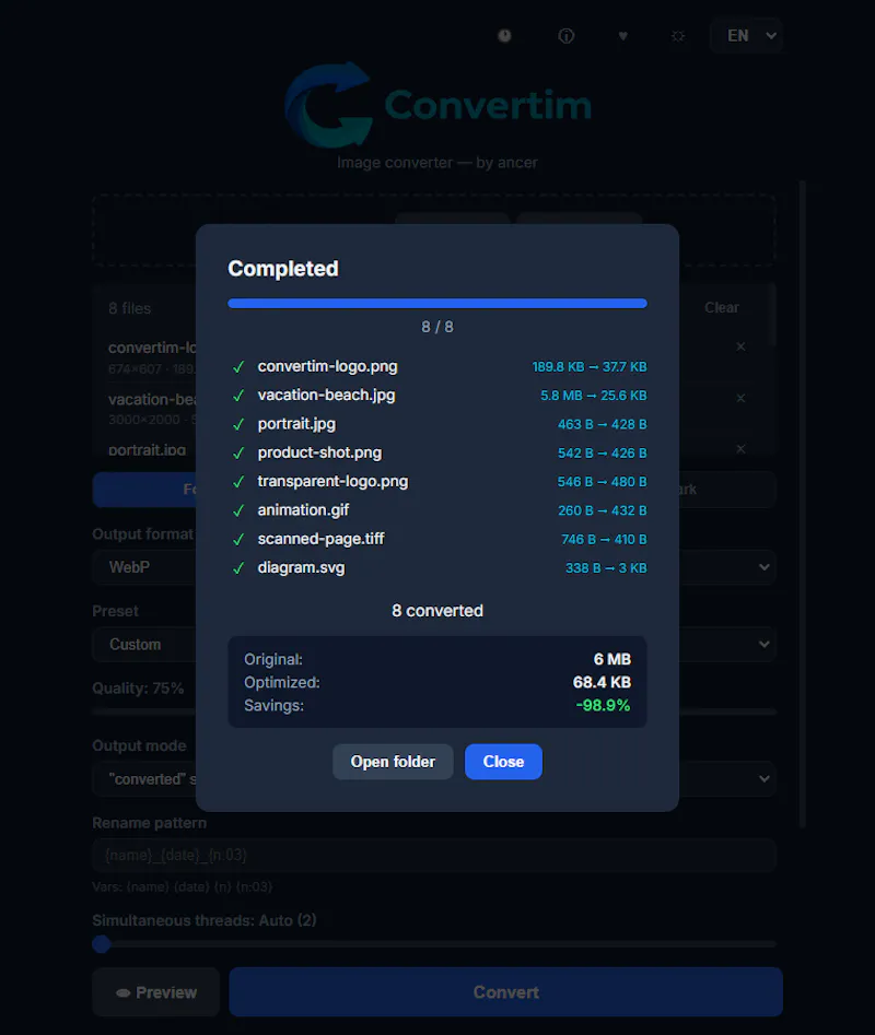 Convertim screenshot 7
