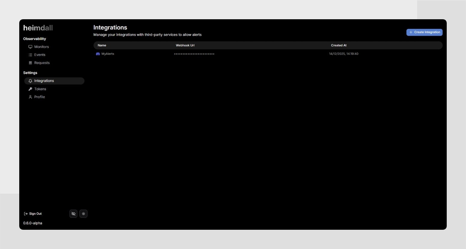 Heimdall - Screenshot 5 showing product features and functionality