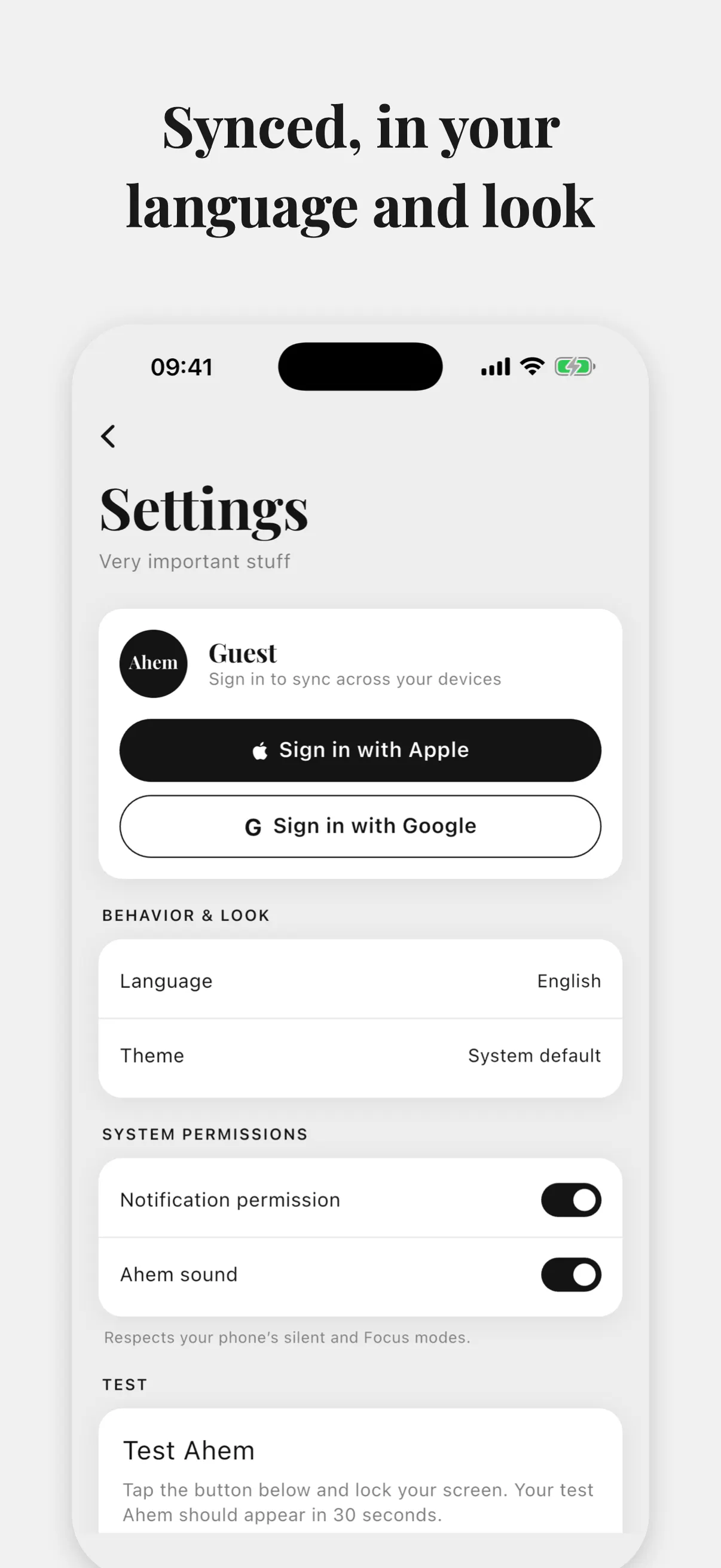 Ahem: Customise reminders gallery image
