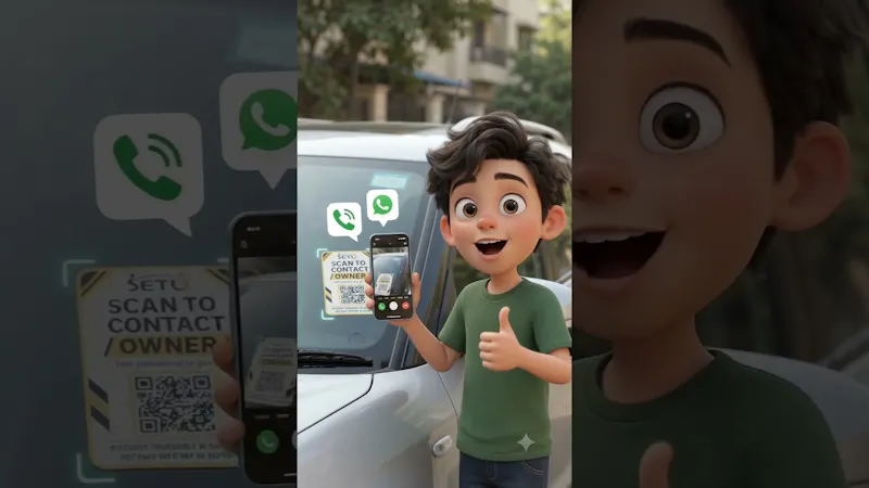 Smart Vehicle Qr Tag - SETU  screenshot 1 (video preview)