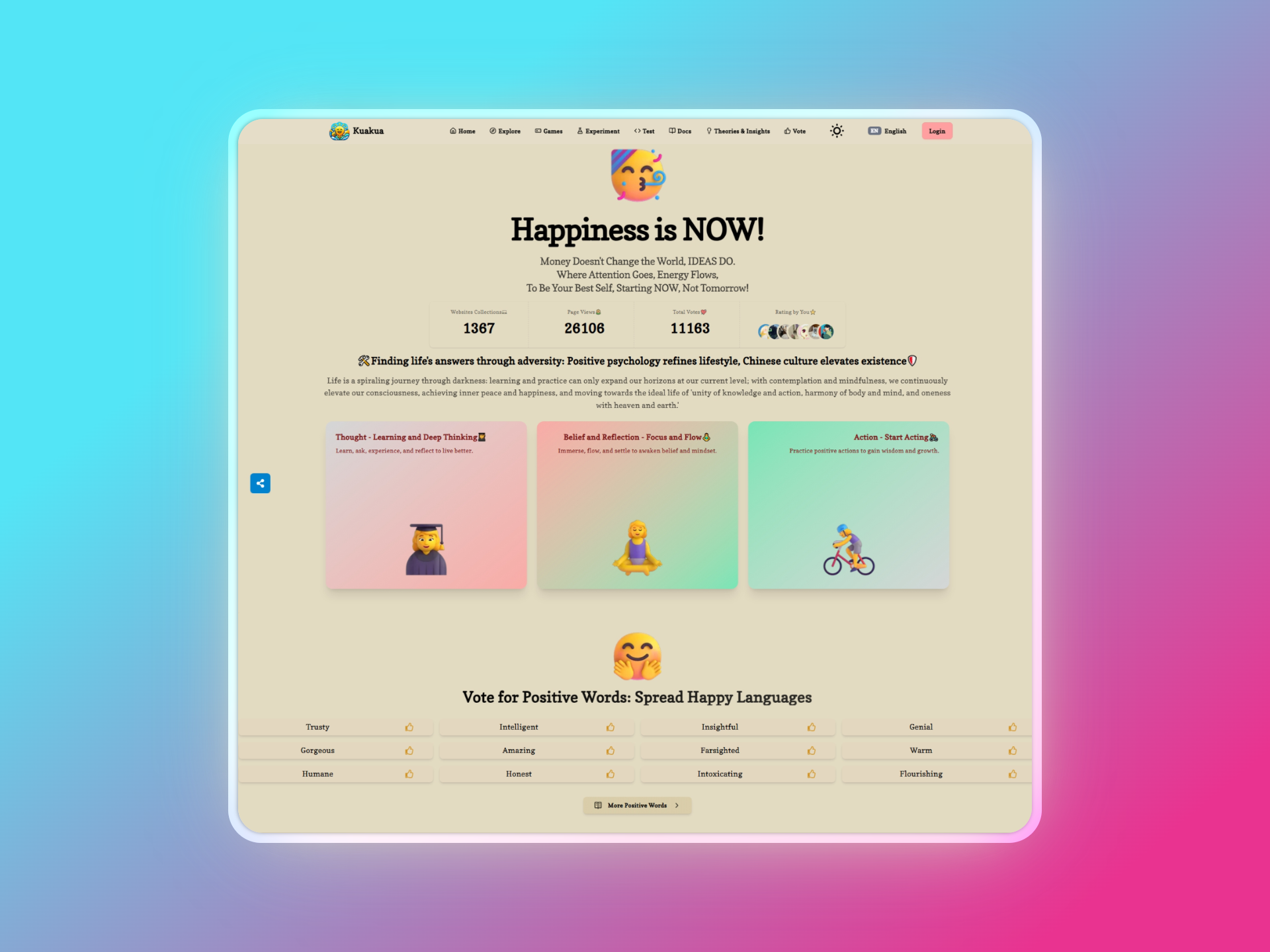 Kuakua - Positive Psychology & AI  gallery image