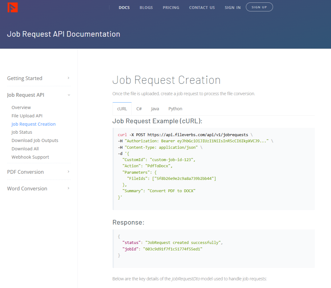 Fileverbs - API rápidas y asequibles de conversión de archivos para desarrolladores. media 5