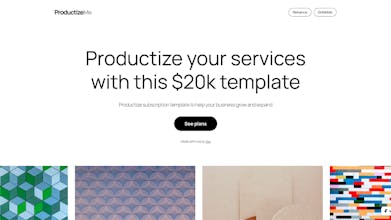 Productize Me Template (Free) gallery image