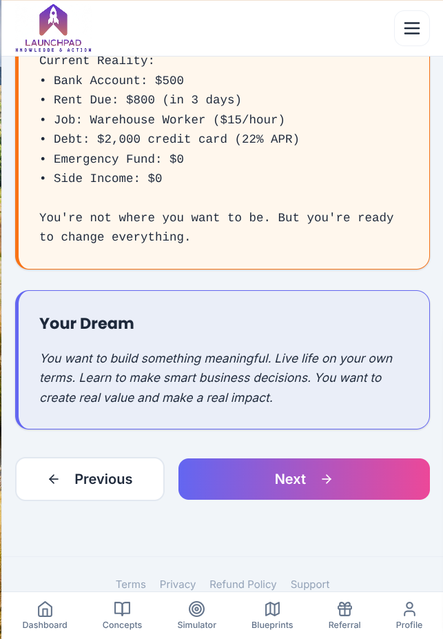 LaunchPad - Screenshot 3 showing product features and functionality