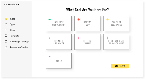 Namogoo Intent-Based Promotions gallery image