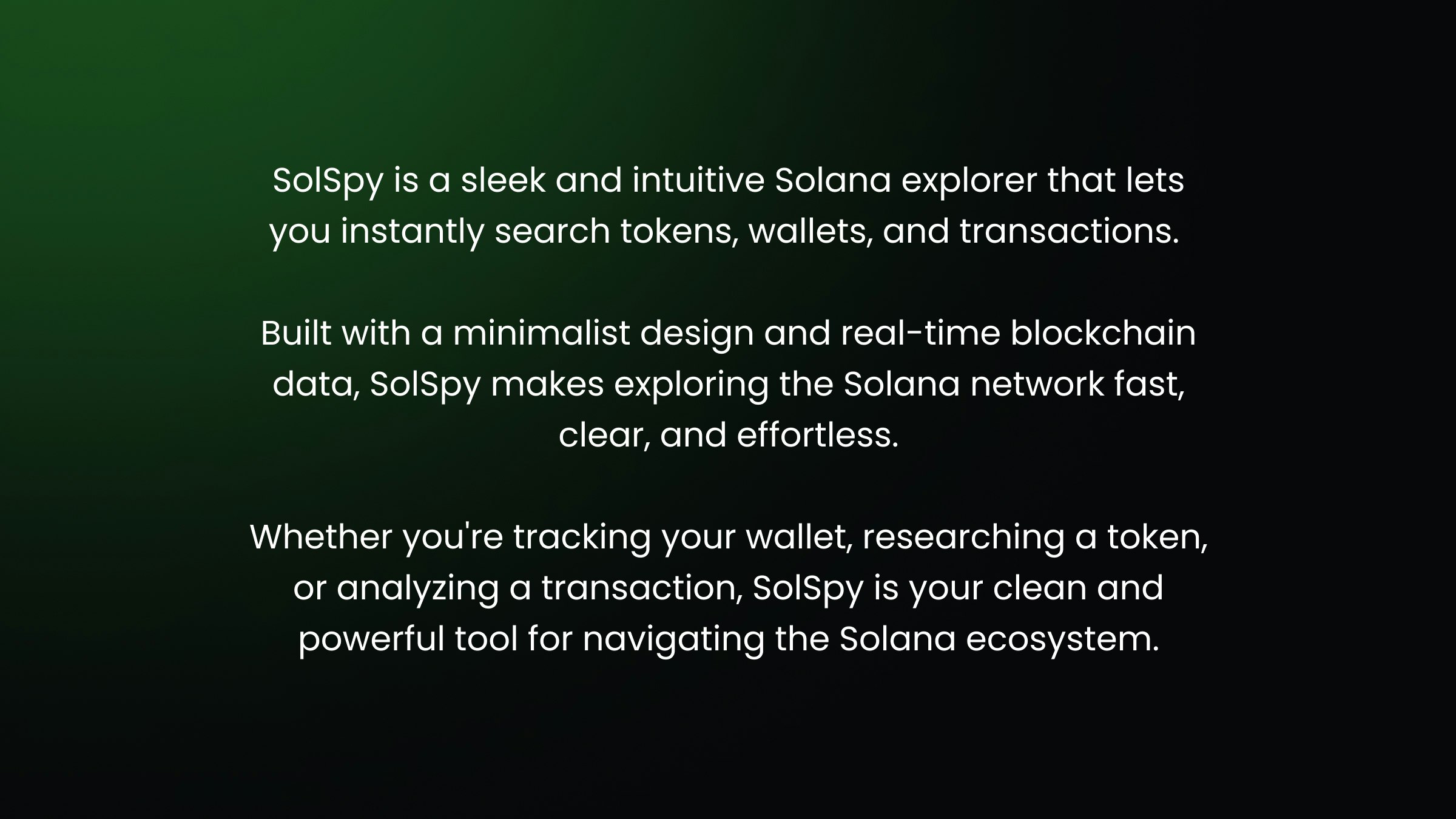 Solspy - 輕型Solana Explorer media 2