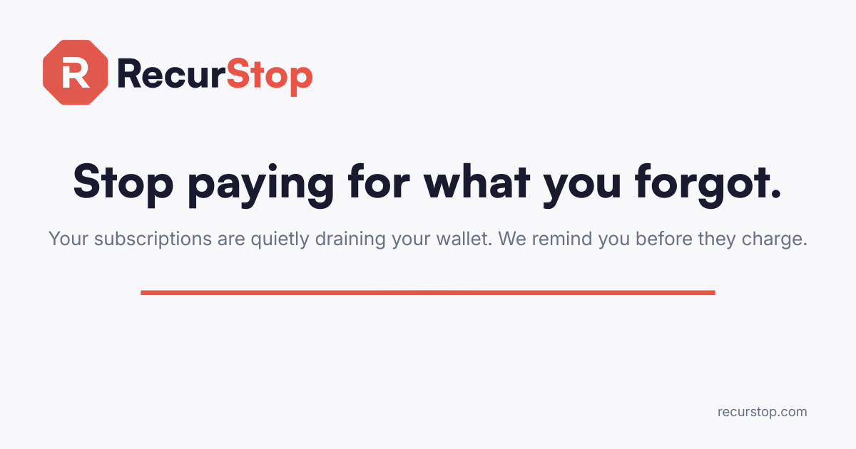 RecurStop gallery image