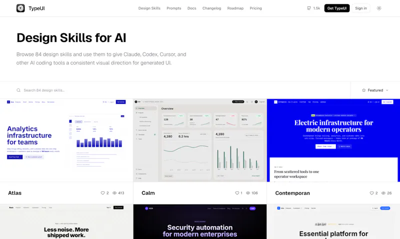 TypeUI screenshot 2