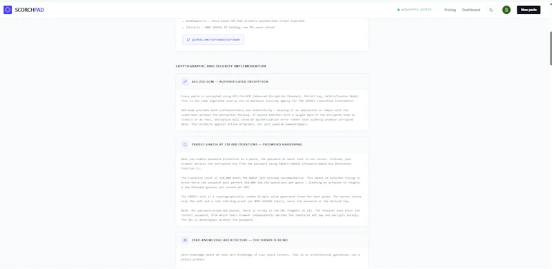 ScorchPad screenshot 6