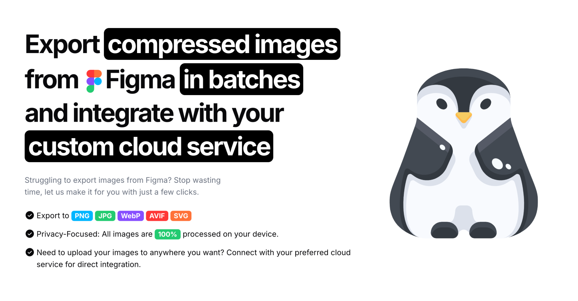 Innoexport para figma - Exportar, comprimir, descargar y cargar imágenes de Figma media 2