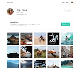 Sharefair (example profile) gallery image
