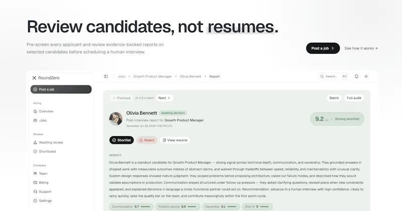 RoundZero screenshot 2