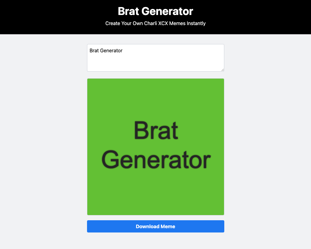 Brat Generator gallery image