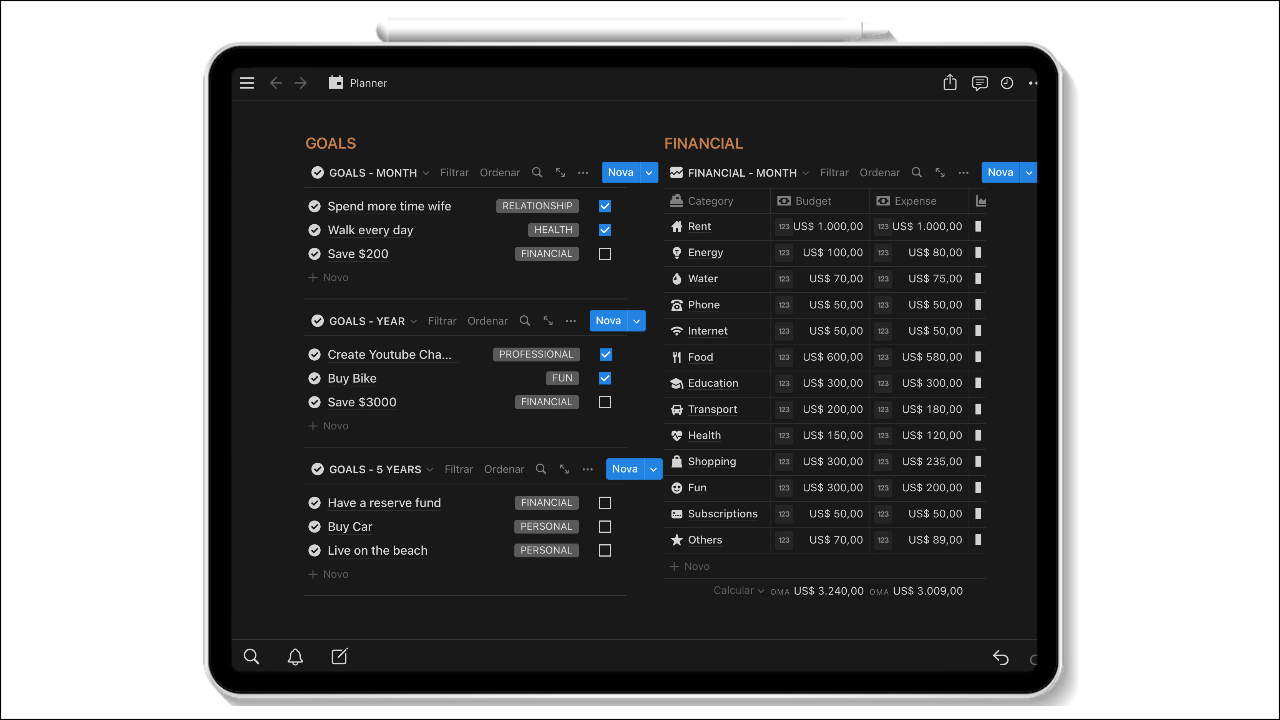 Planner gallery image