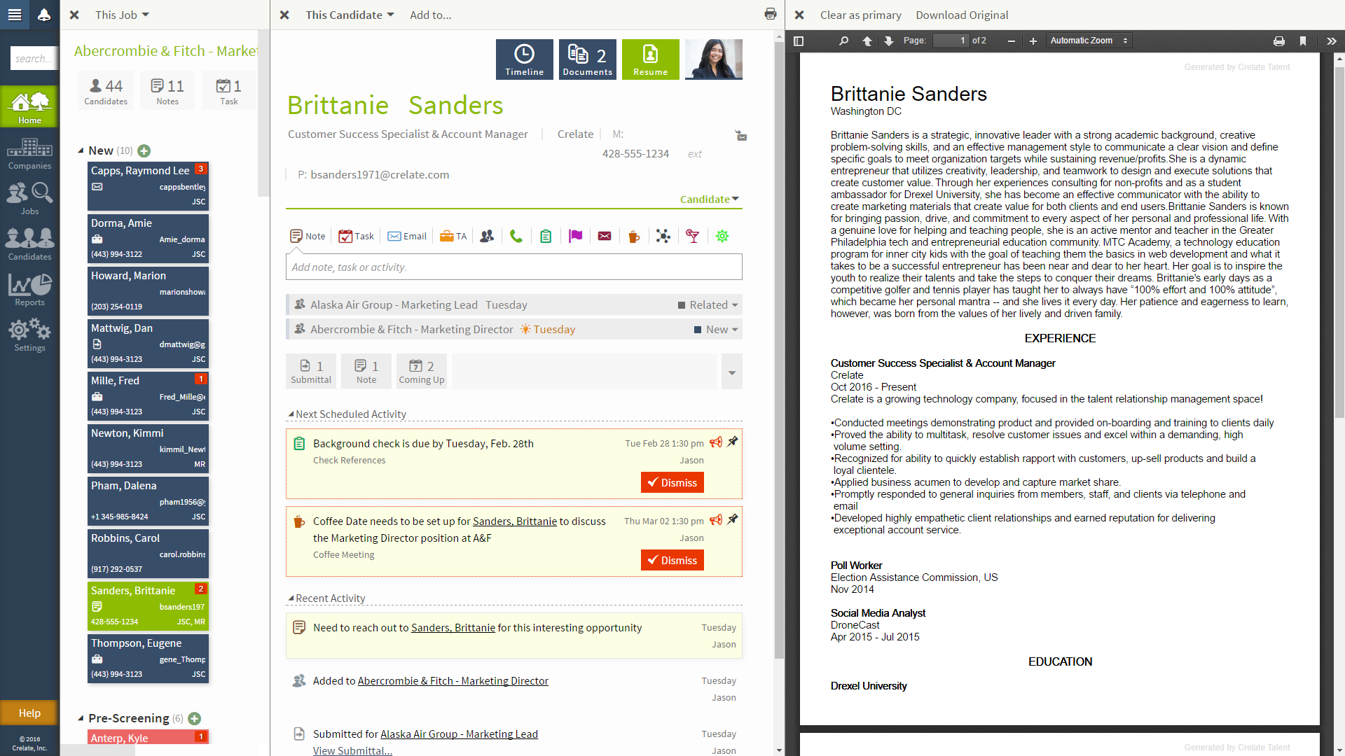 Crelate Talent gallery image