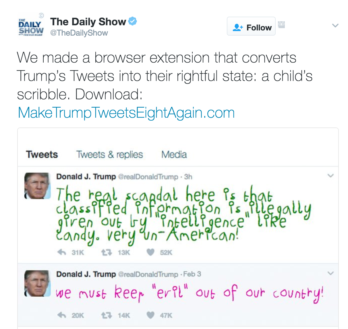 Make Trump Tweets Eight Again gallery image