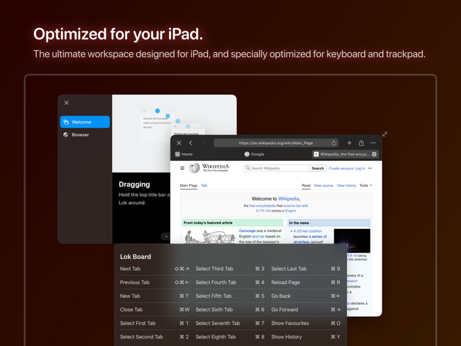 Lok Board - Sperimenta l'efficienza della classe desktop sul tuo iPad media 6
