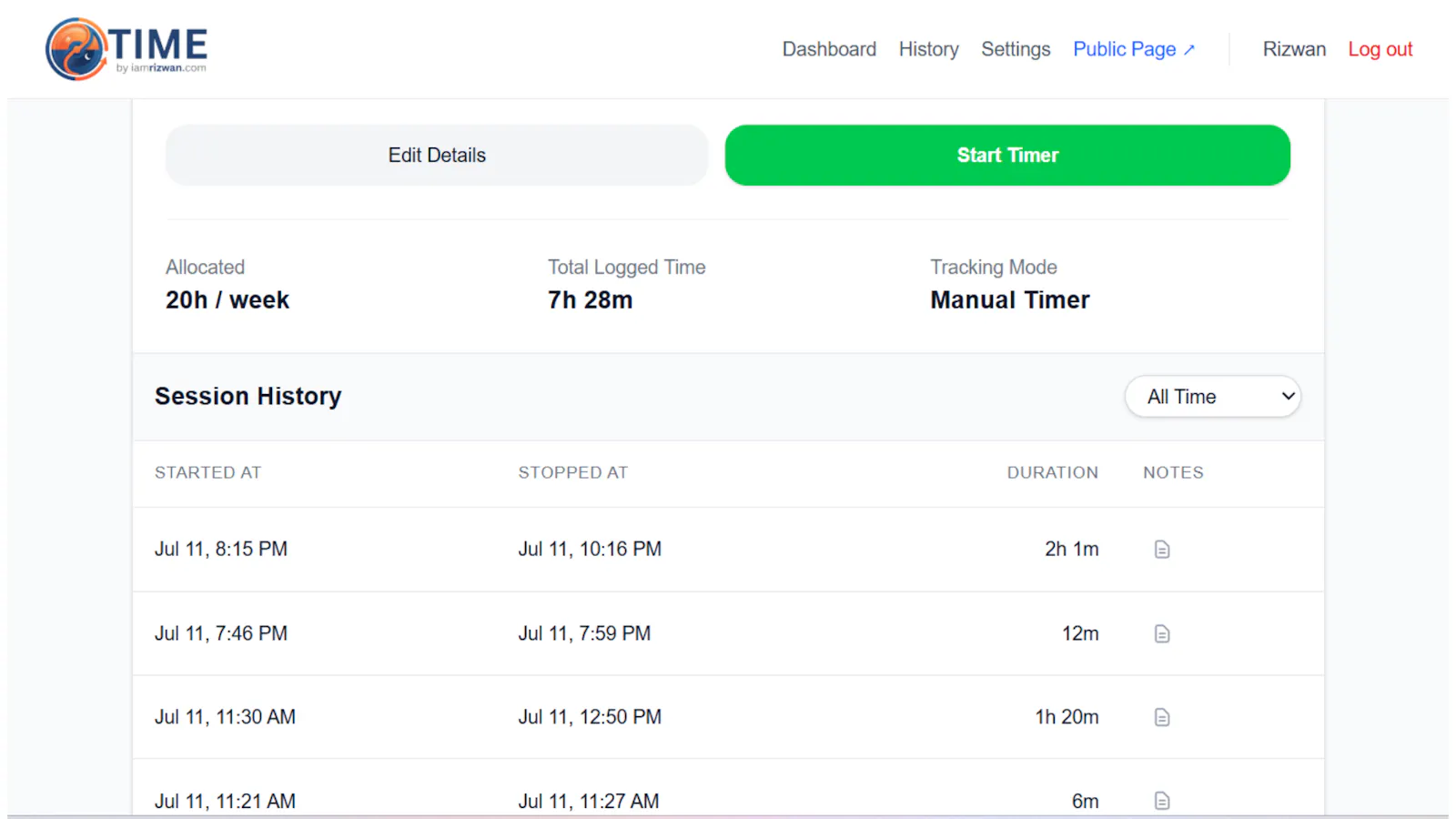 TIME screenshot 4