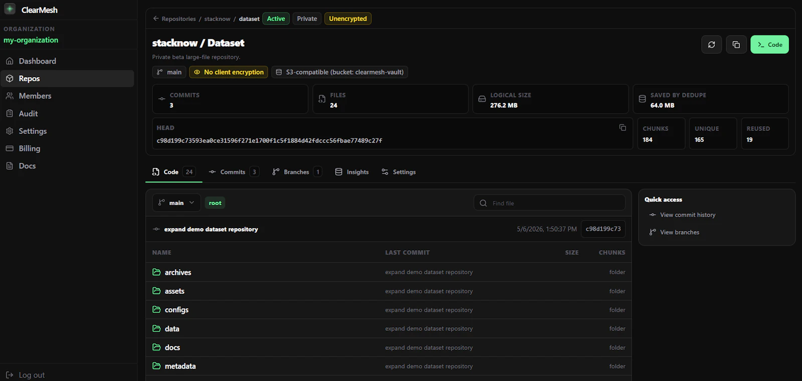 ClearMesh screenshot 1