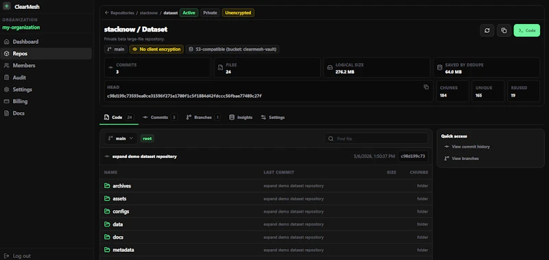 ClearMesh screenshot 1