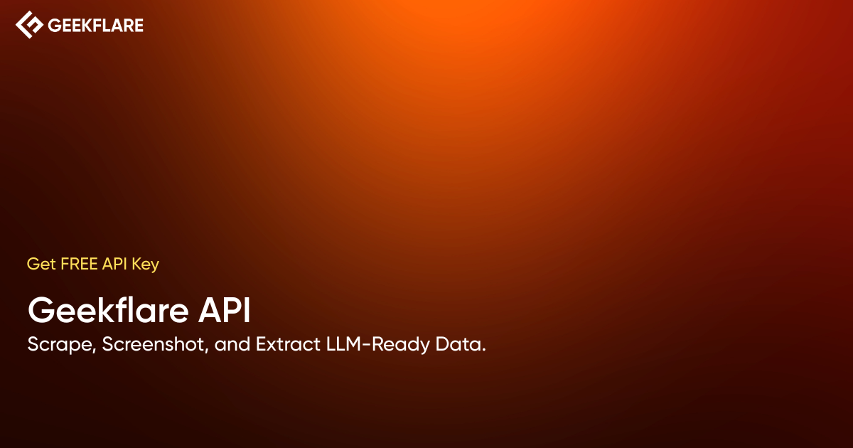 Geekflare API