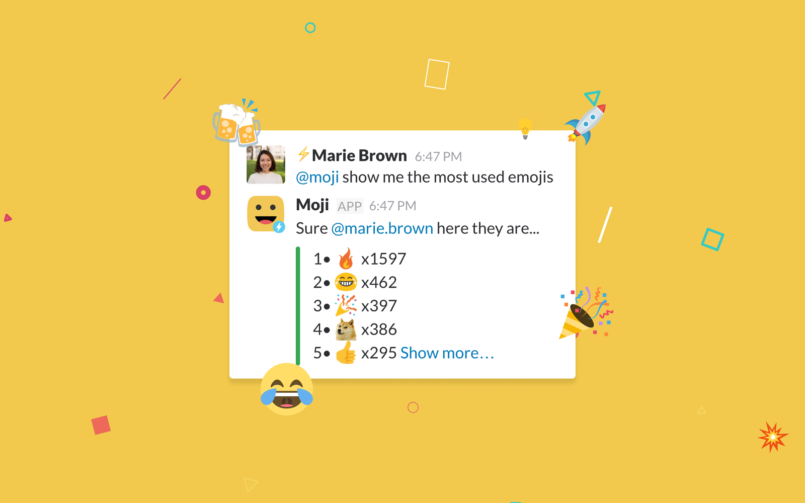 Moji - Make emojis count gallery image
