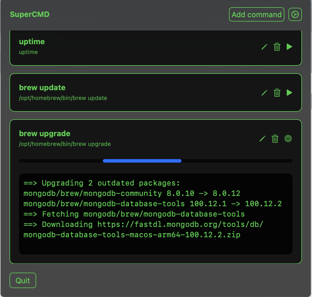 Média Supercmd - Épinglez vos commandes les plus utilisées dans macOS et accédez rapidement 3