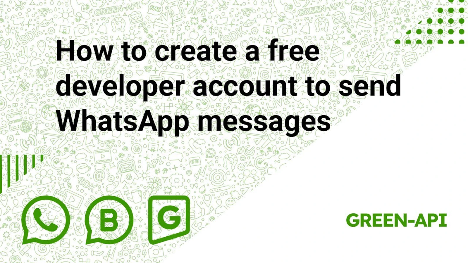 GREEN-API Service screenshot 1 (video preview)