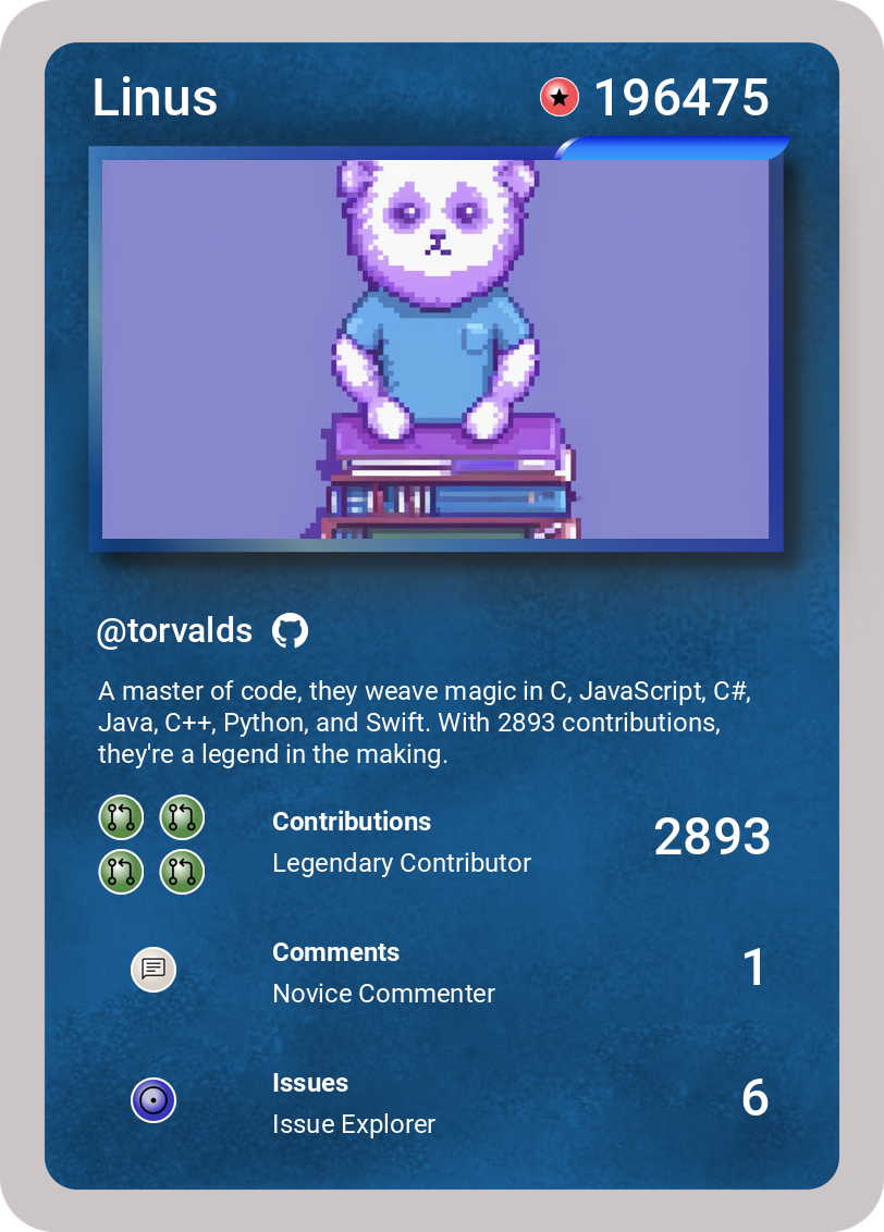 Média Devleague - Votre profil GitHub en tant que carte Pokémon 1