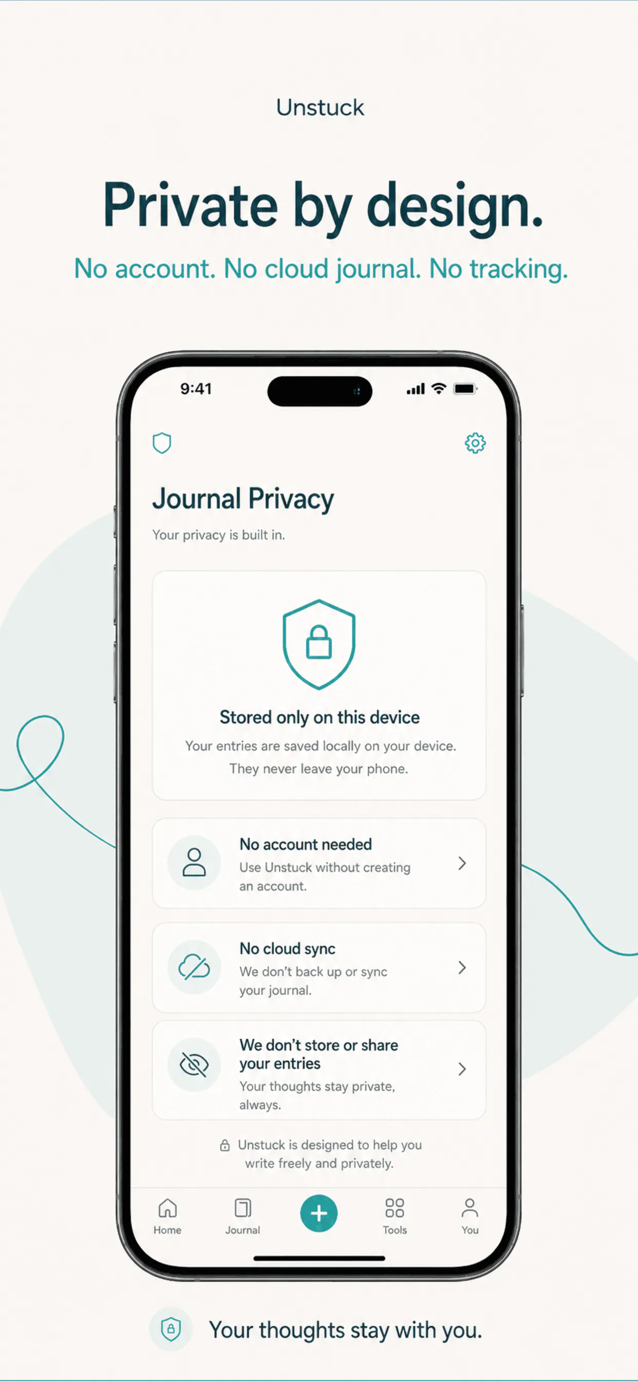 Unstuck: Private Mental Reset App gallery image