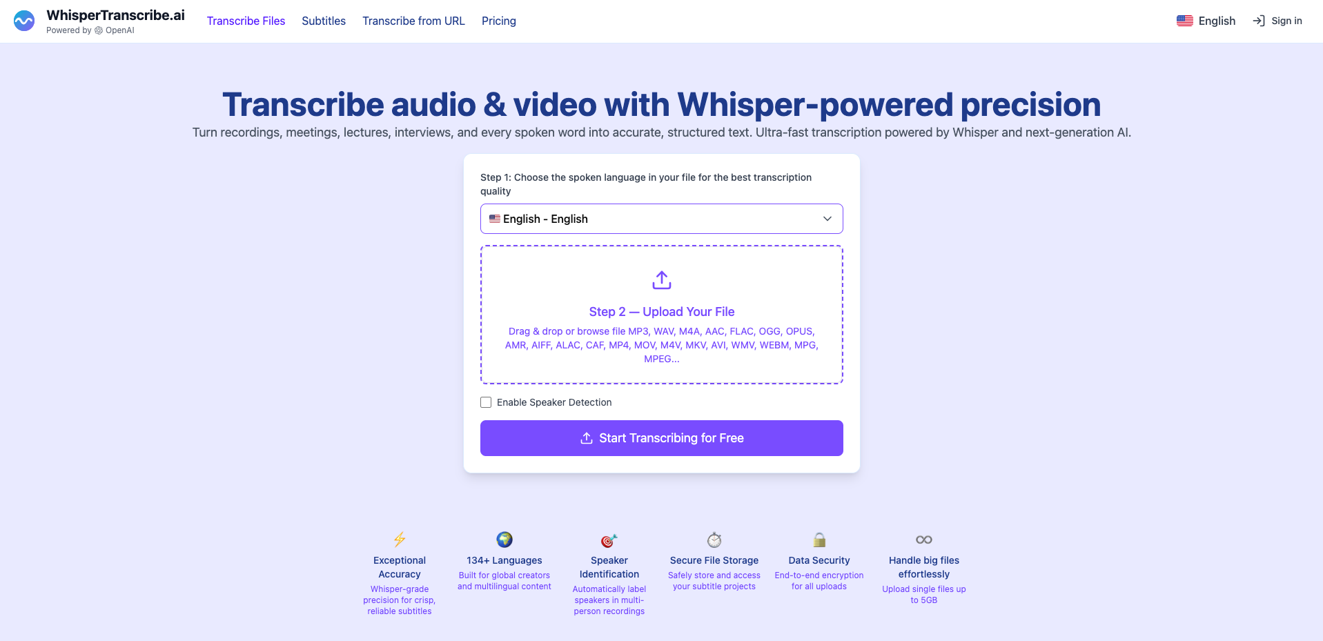 WhisperTranscribe.ai -  gallery image