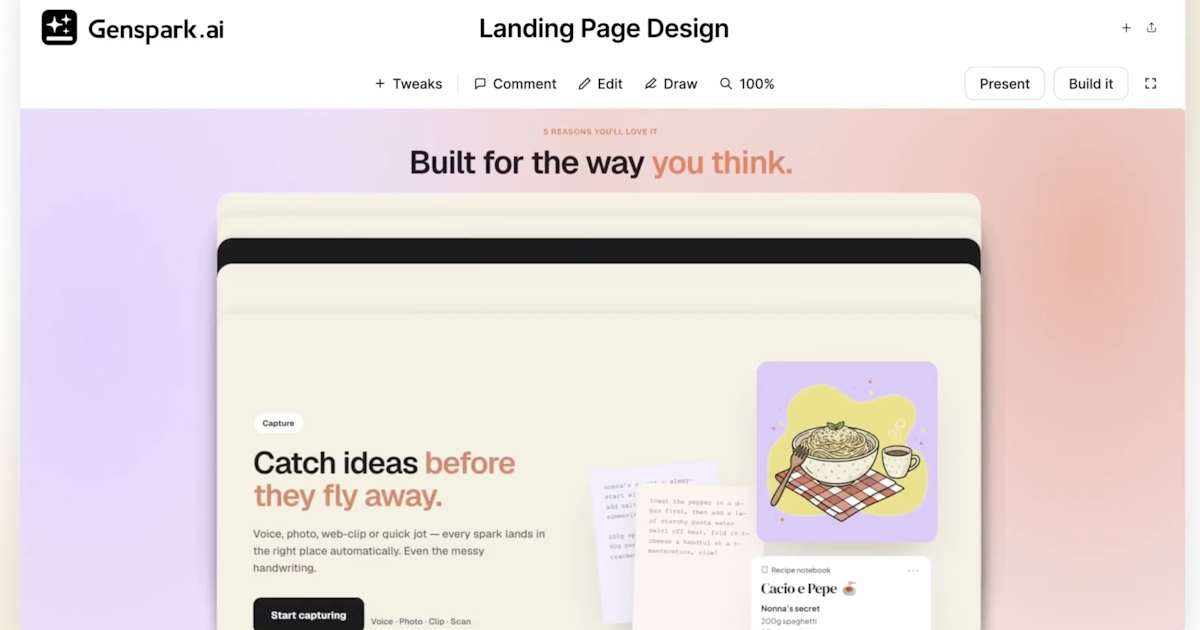 Genspark Design