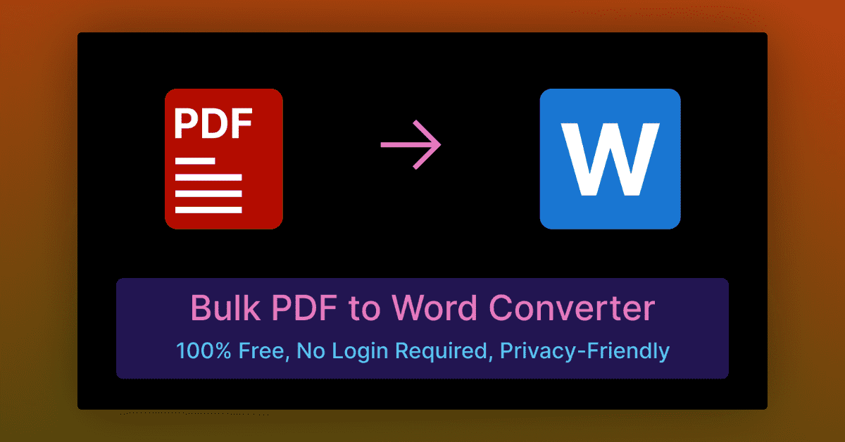 Bulk PDF to Word Converter gallery image