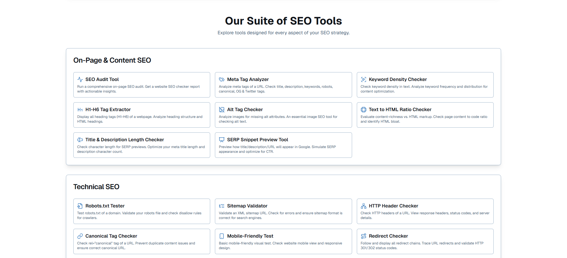 Média Boîte à outils SEO - Suite des outils d'analyse et d'optimisation gratuits 3