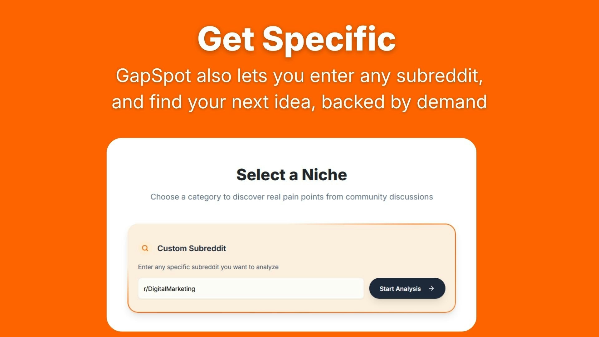 GapSpot AI - Screenshot 5 showing product features and functionality