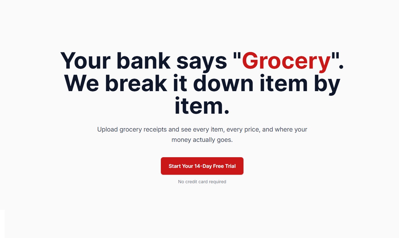 Groceries Tracker gallery image