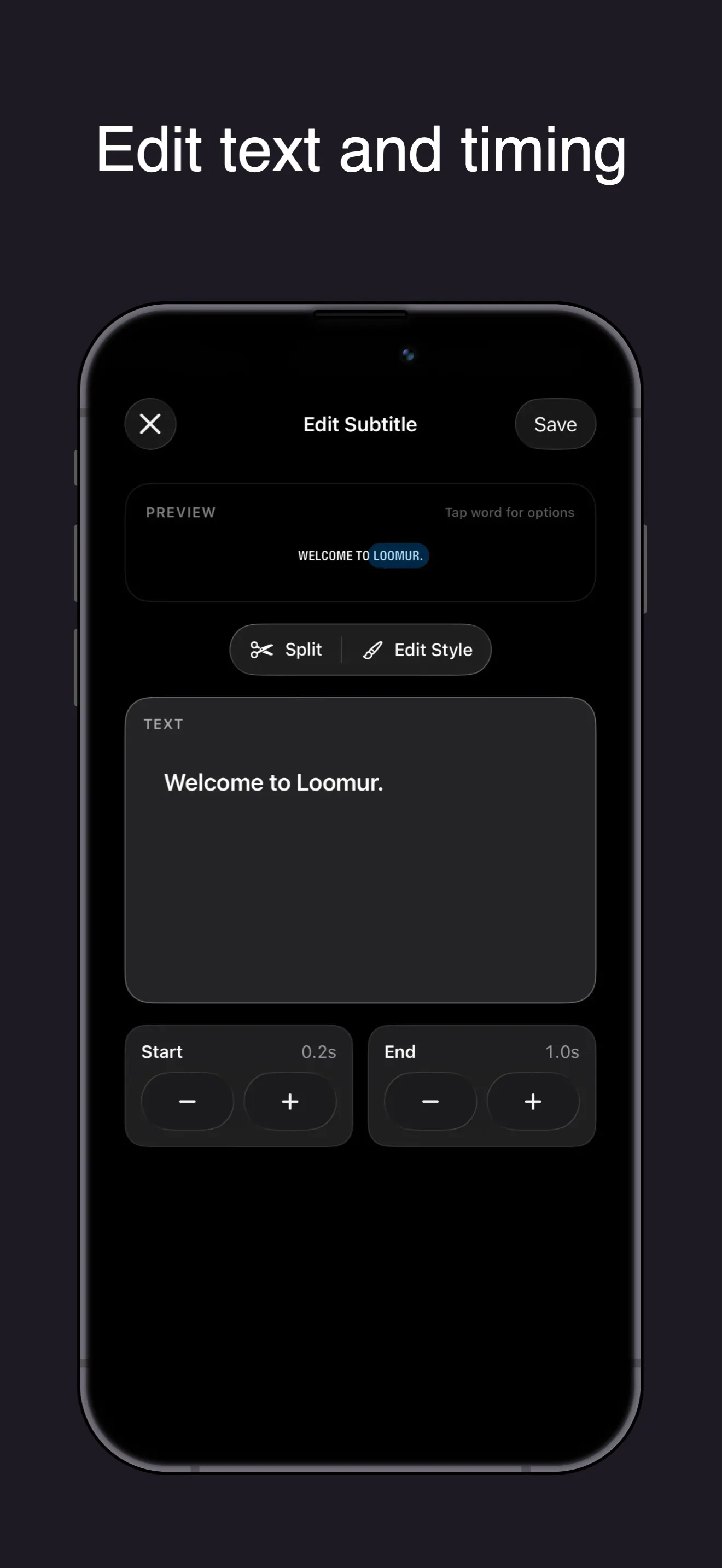 Loomur: AI Subtitles gallery image