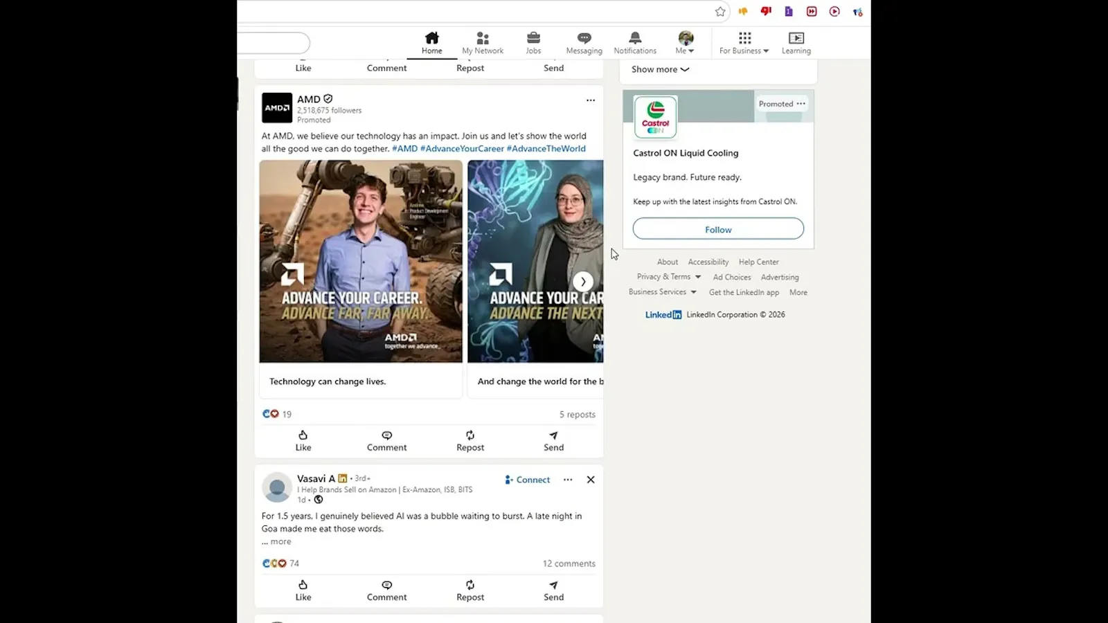 LinkedIn Ad Hider screenshot 1 (video preview)