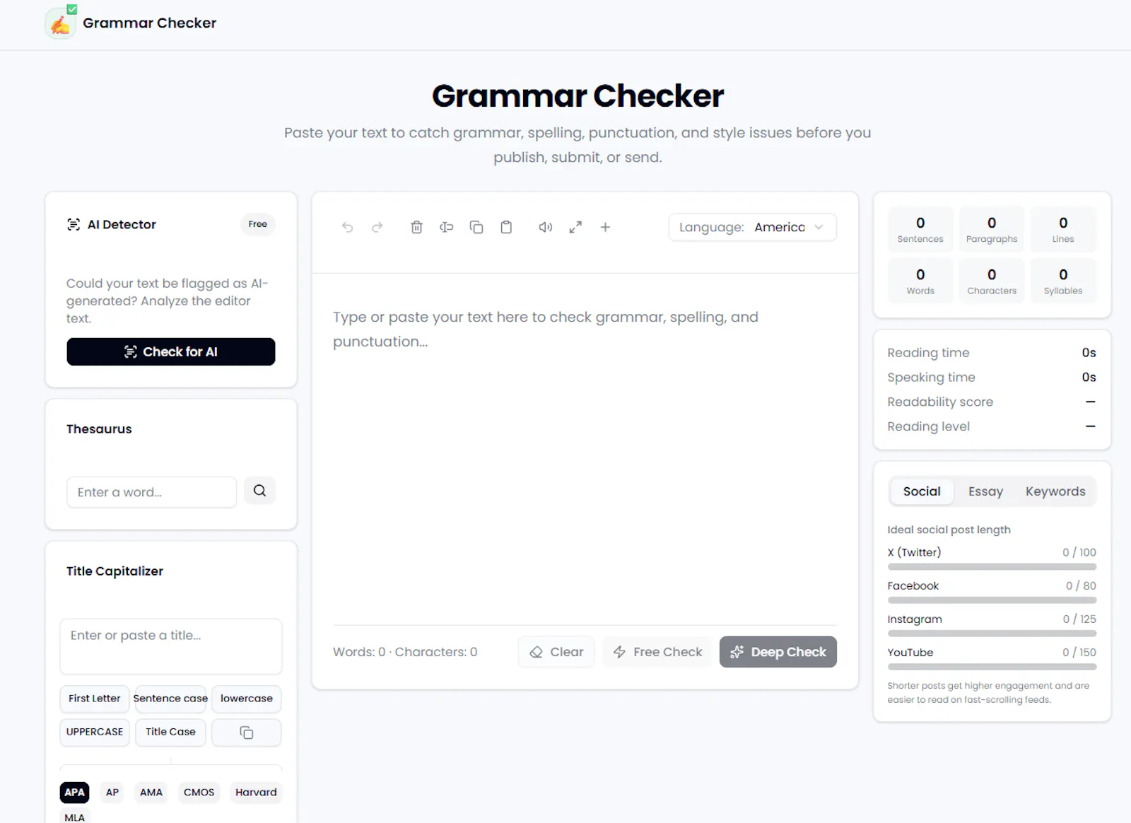 Grammar Checker screenshot 1