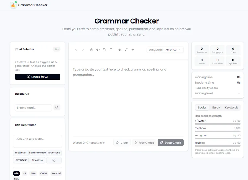 Grammar Checker screenshot 1