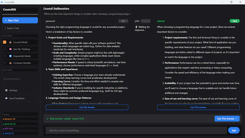 CouncilAI screenshot 4